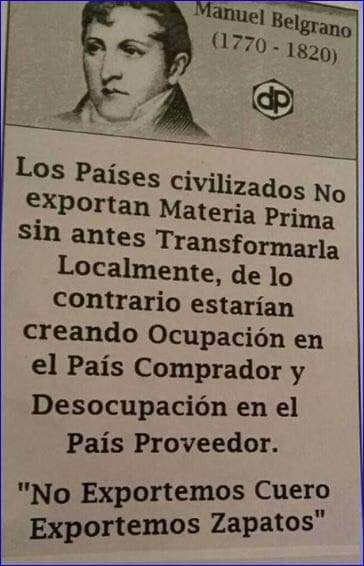 Milei :"Los que apoyan a la Industria Nacional son chorros"
Belgrano :"Hacete ortear, Milei y la recalcada concha de tu hermana"