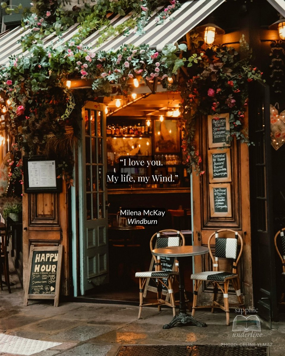 sapphic_lines's tweet photo. Some people say I love you.
But some people say it in a way that feels like home.
Have you ever heard words that changed everything? 
________________
Windburn, Milena McKay
#sapphicbooks
#sapphicreads #wlwbooks https://t.co/cbT4yLxTvm