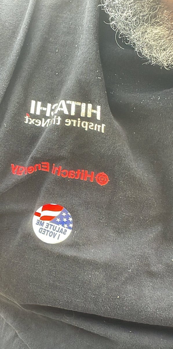 Diesel_Fool's tweet photo. In &amp; Out. Vote today https://t.co/8ovQItg8jM