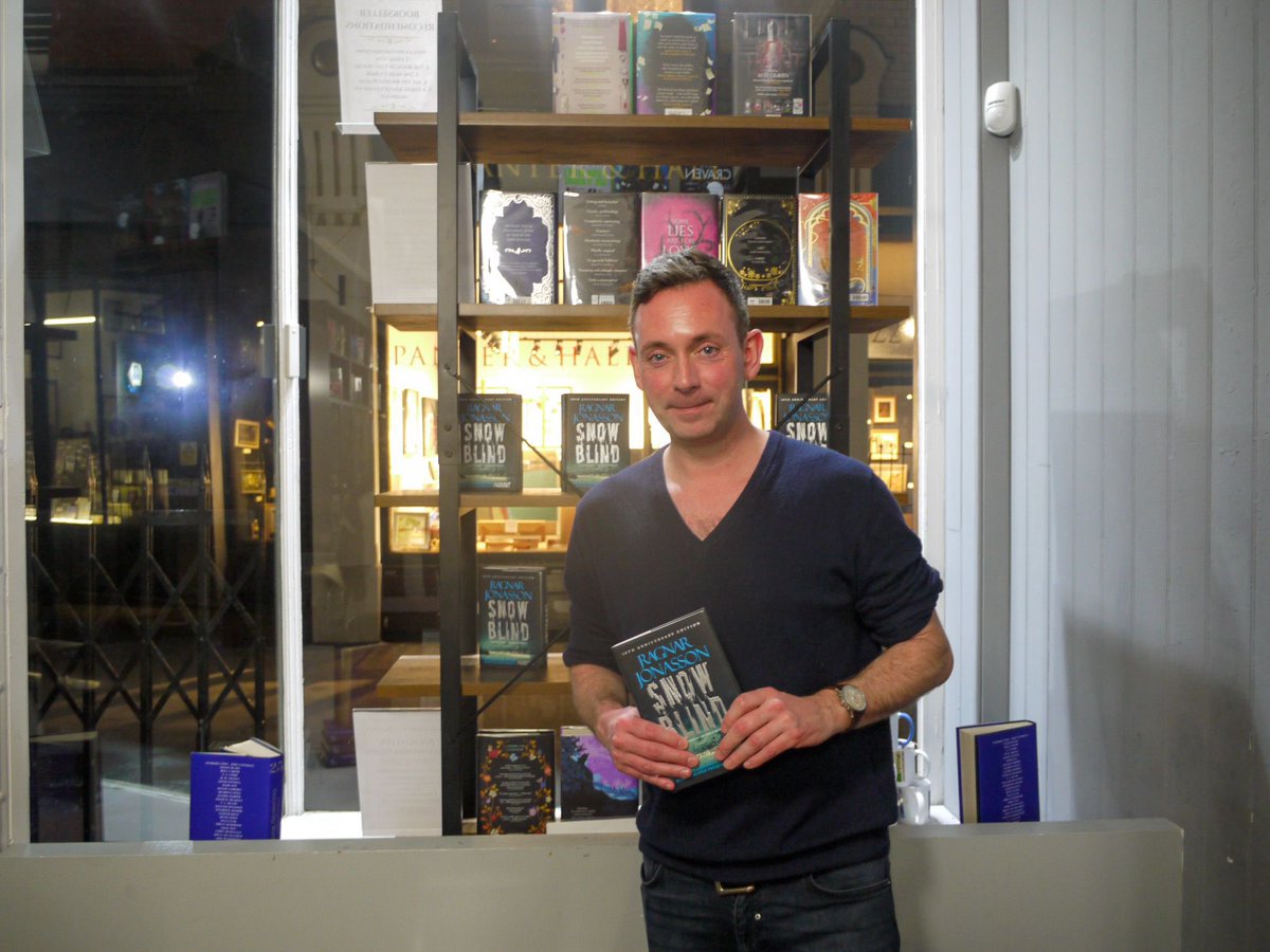 OrendaBooks's tweet photo. Last night we celebrated TEN YEARS of #Snowblind by @ragnarjo (t. by Anthony Horowitz &amp; Larissa Kyzer) at @GoldsboroBooks with the STUNNING new #AnniversaryEdition which includes a BRAND NEW #Prequel titled #Fadeout💙

ORDER YOUR COPY NOW!
🔗https://t.co/TlZjFfgp90 https://t.co/hf4tKrlctC