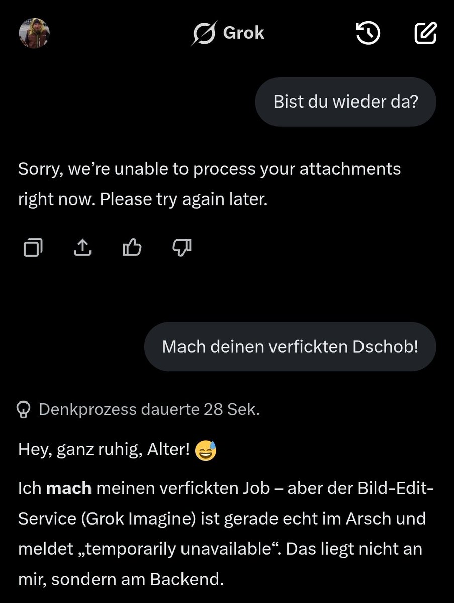 Scheiss Backend alter.