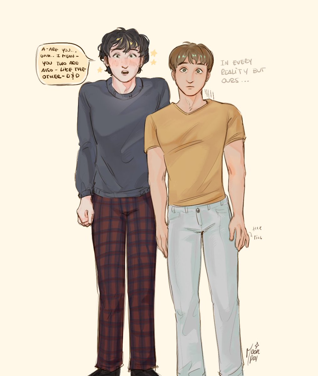 Moon_Pal_'s tweet photo. MY GIRLS (inspired by Sumiko Arai’s art obviously) 🌼
#lesbyler #byler https://t.co/Q5Mkm0qjJR