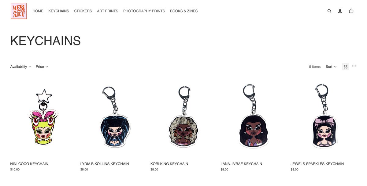 hello my divas!! i’m soft launching my shop (finally!!) bc the nini coco keychains are finally here!!!! i also uploaded some older ones (very limited stock) <3 im selling prints, etc too!! everything is drawn/made by me plss go check it out love u all💗💗

meqansart.myshopify.com