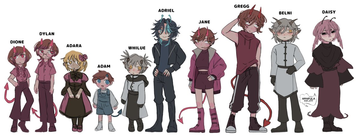 Hoja de referencia de mis 10 hijos
🥺❤️