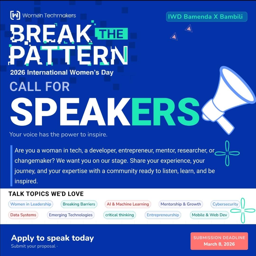 Women Techmakers Bamenda tweet media