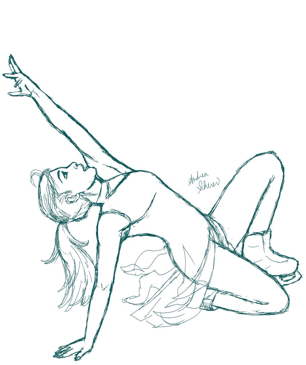 kitsunepixie's tweet photo. Alysa Liu sketches https://t.co/e0ULawsfUo