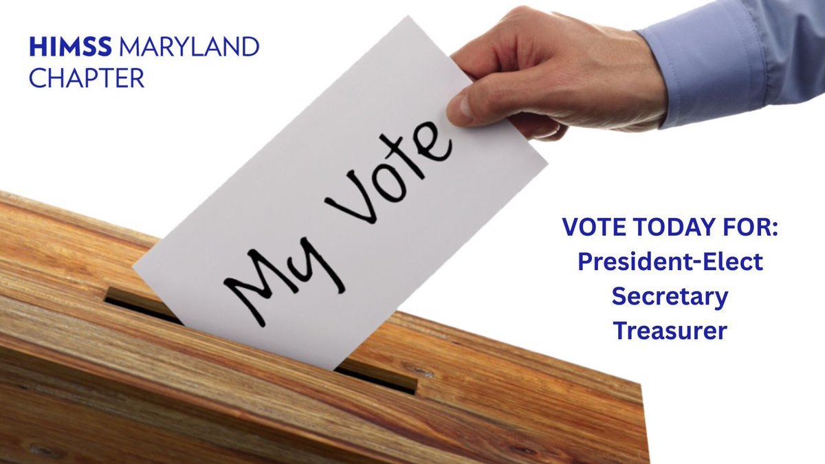 Maryland HIMSS tweet media