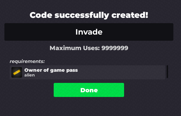 Paid codes for all the items released in the past 4 days are here

buy which of the items u like would rlly help alot need rbx to fund more free ugc yk how it is