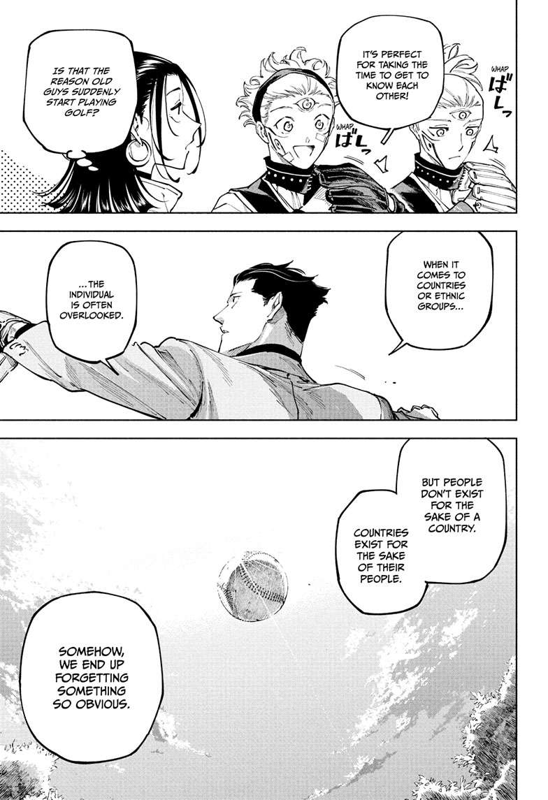 Gege is so goated for making a manga about pro immigration in current political climate