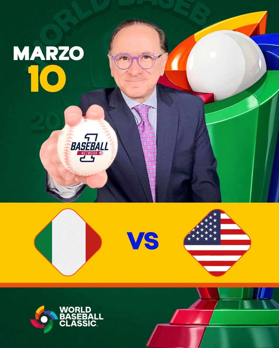 FerAlvarez's tweet image. Grupo B

9:00 PM ET
ITALIA vs. ESTADOS UNIDOS.

El talentoso equipo italiano buscando dar la sorpresa frente al poderoso equipo USA.

Junto a @KevCabral

@1baseballtv @beisbolplaycom 

#Perfecto