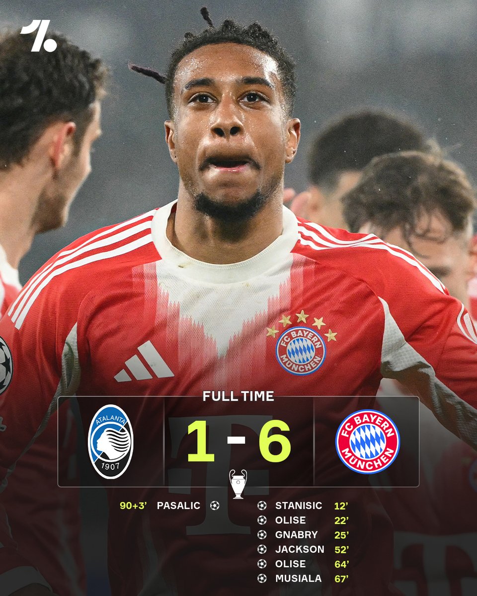 wagerloom's tweet photo. OneFootball: Atalanta have an absolute mountain to climb in the second leg, away from home to Bayern... 😮🏔️ https://t.co/myxO4WxKhC
