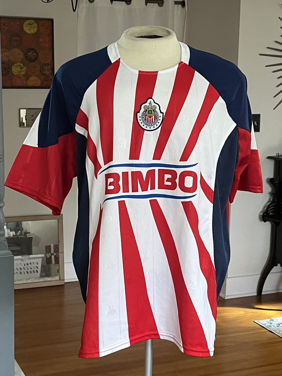 Check out Chivas! Club Deportivo Guadalajara Soccer Futbol Jersey sz L see measurements ebay.us/m/id86kA #eBay via <a href="/eBay/">eBay</a>