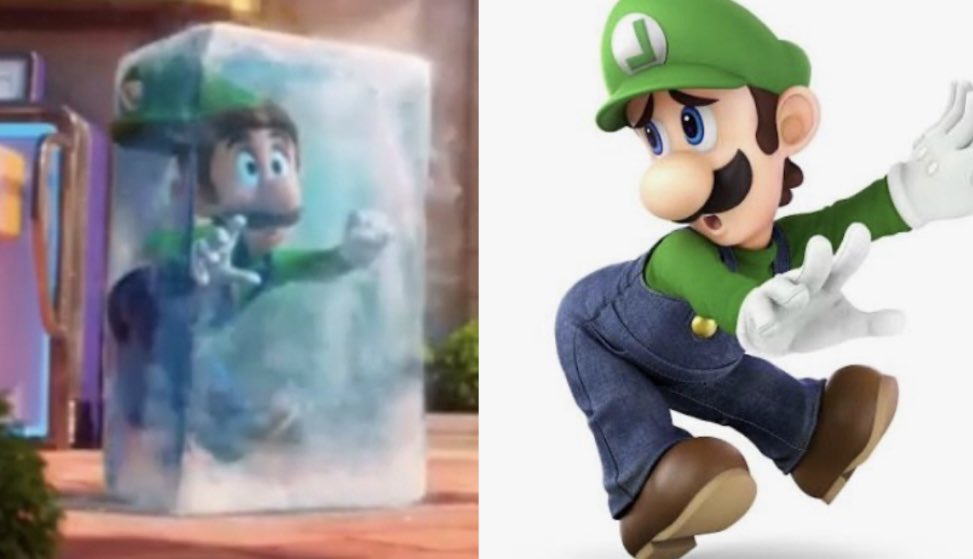 Luigi pose