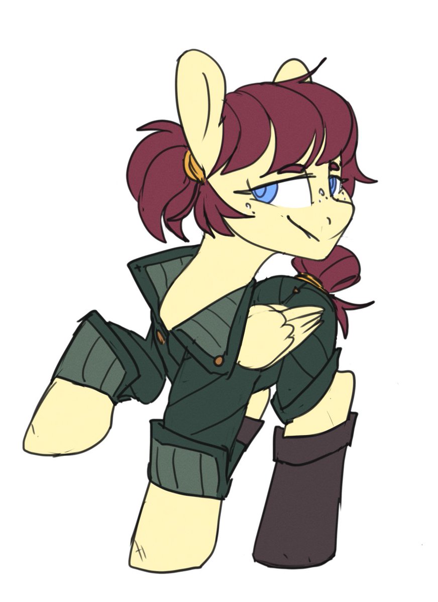 tallaferroxiv's tweet photo. DnD pony i've been playing recently. https://t.co/VUZmeXfmBB