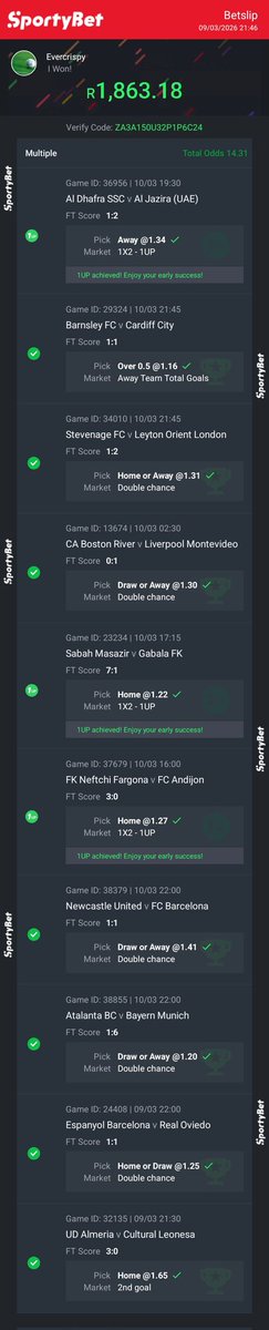 NumbersZim22's tweet photo. Check out my big win on
#SportyBet !
 https://t.co/bqyX6CvDQd https://t.co/fzI3WZzOhj