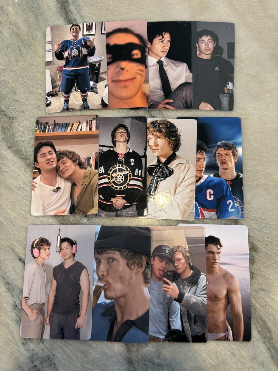 bought mystery hudcon/heated rivalry photocards and loved them sm i got more but now i have so many i don’t know what to do…