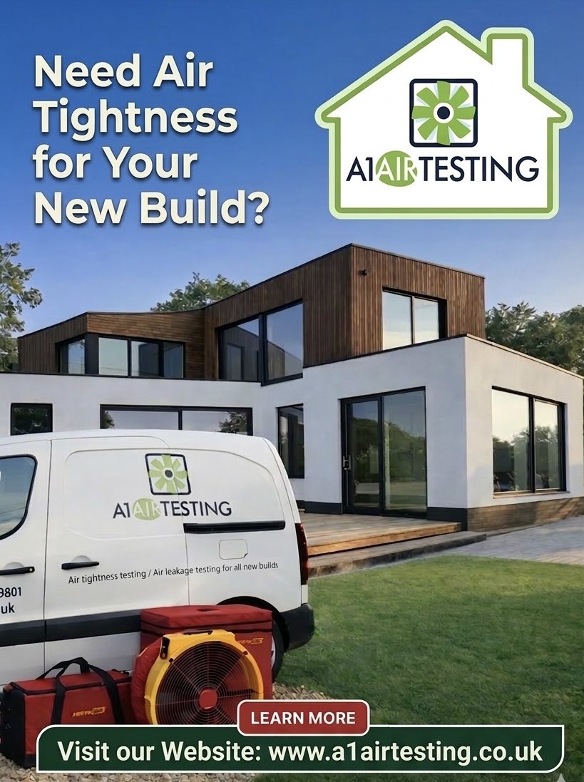 a1airtesting's tweet photo. #AirtightnessTesting #AirTesting #BuildingRegulations #PartL #SAPCalculations #ConstructionCompliance #BuildingControl #A1Airtesting
#selfbuild
🟩https://t.co/3hiDoFuuxL
🟩info@a1airtesting.co.uk https://t.co/wGH49JmeVK
