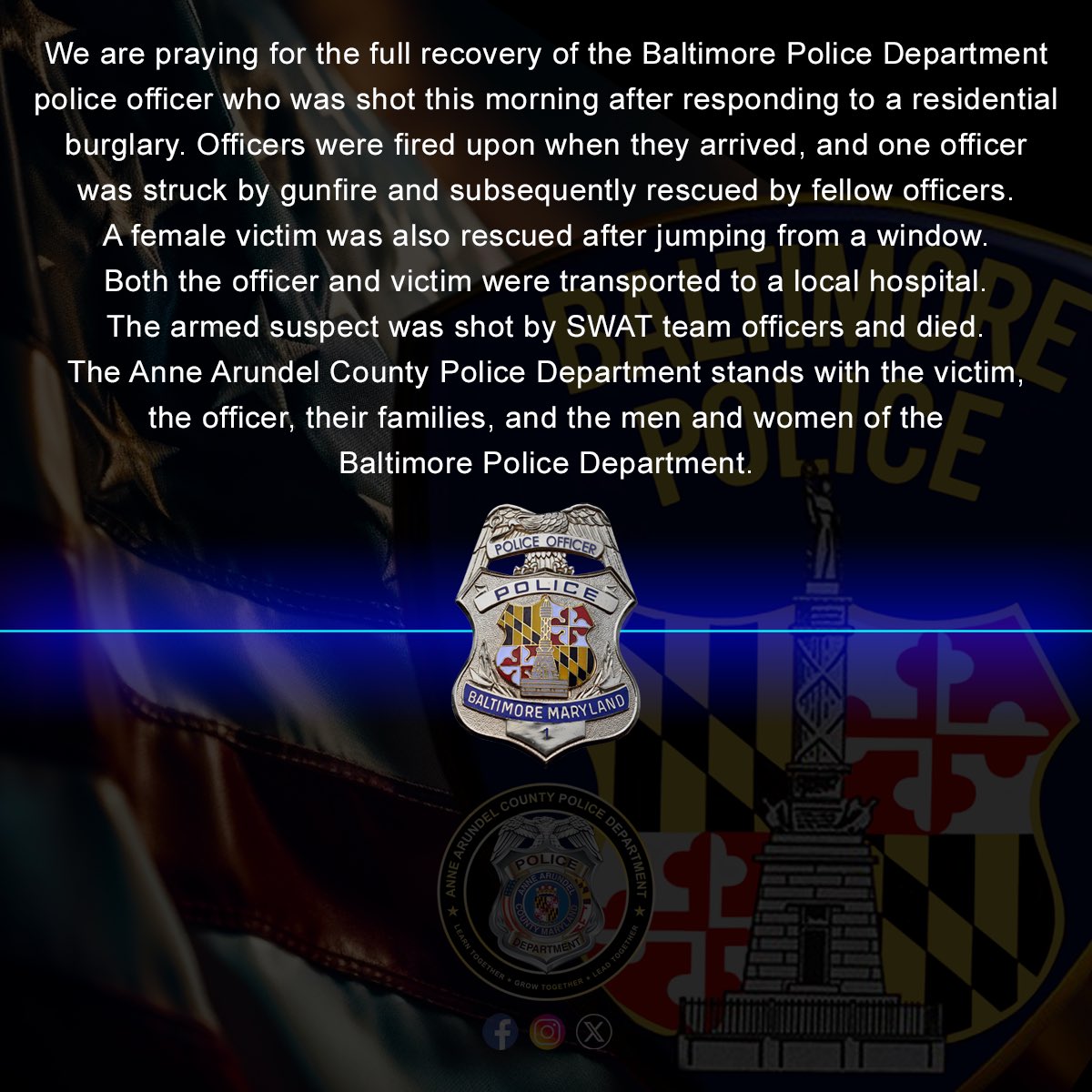 Anne Arundel County Police Department (@aacopd) on Twitter photo 
