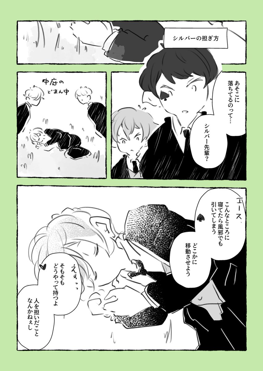 シルバーの担ぎ方
(⚔️❤️♠️⚡️) 