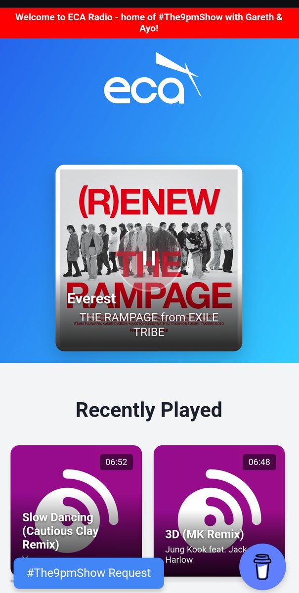 kknyan_rmpg's tweet image. THE RAMPAGE from EXILE TRIBEのEverest

Now playing🇬🇧📻
Thank you 🥳

こちらから聞けます🎧
📻➡onair.ecaradio.org

#The9pmShow #ECARadio 
@The9pmShow @ECARadio
#THERAMPAGE @therampagefext
#HappyBirthdaySHOGO
 shazam.com/track/67141815…