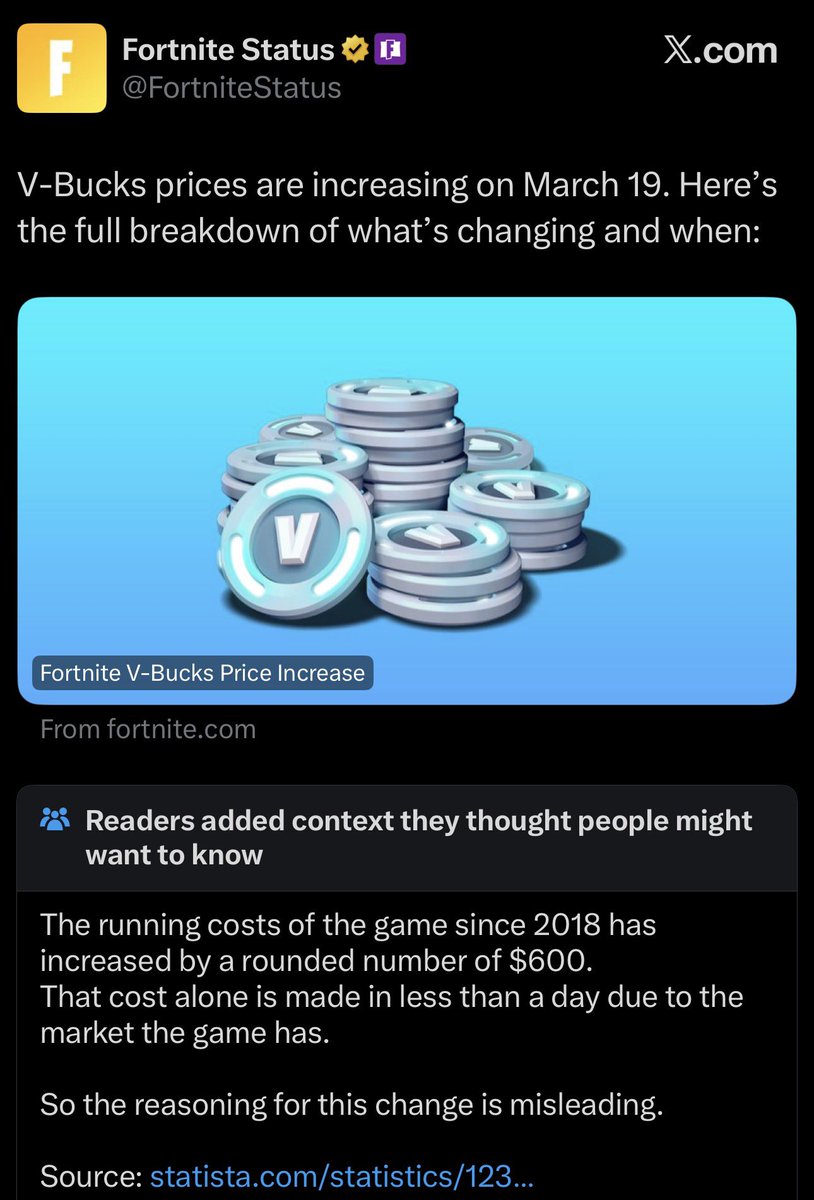 ScyanYT's tweet photo. Fortnite is changing, the bad greedy evil way

The right thing to do is fight against it WITH YOUR WALLET. I will not buy Fortnite crew, nor Fortnite Vbucks

All purchases i make from here will be with STW vbucks i gain only battlepass or if there is a story skin i need

This will not change until epic games puts its players first and not their greed. I recommend you do the same but its your choice ❤️