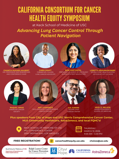 ZulSurani's tweet photo. #CedarsSinaiCancerCOE and @CSCancerCenter's Zul Surani will present at the California Consortium for Cancer Health Equity Symposium at @KECKSchool_USC on Thurs, March 12, discussing our #UnitedInFaith navigation model, proven to improve screening by reducing barriers to care. https://t.co/Z3T10tVCqK