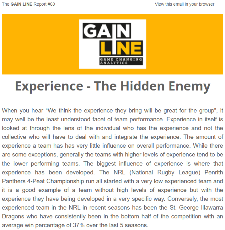 GAIN LINE Analytics tweet media