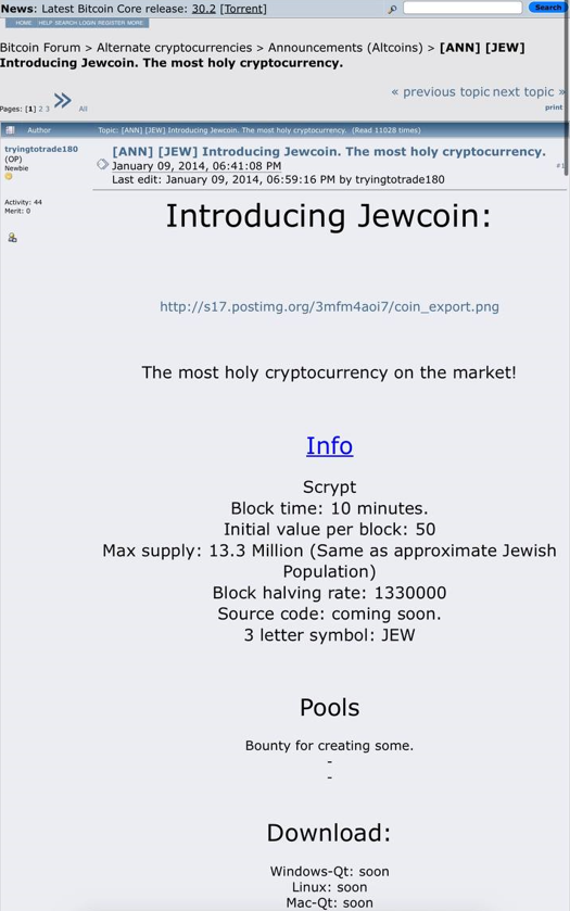 Jewcoin tweet media