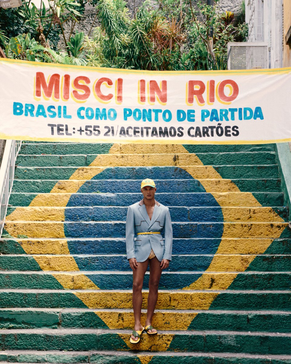 misci__'s tweet photo. O Brasil como ponto de partida, e não como limite. 

 -  

Brazil as a starting point, not a limit.  

Direção Criativa: Airon Martin ⁠
Direção de Arte e Criativo: Nidia Aranha 
Foto: Pedro Napolinário ⁠
Styling: Natasha Ribas https://t.co/Z0L4VjbDwW