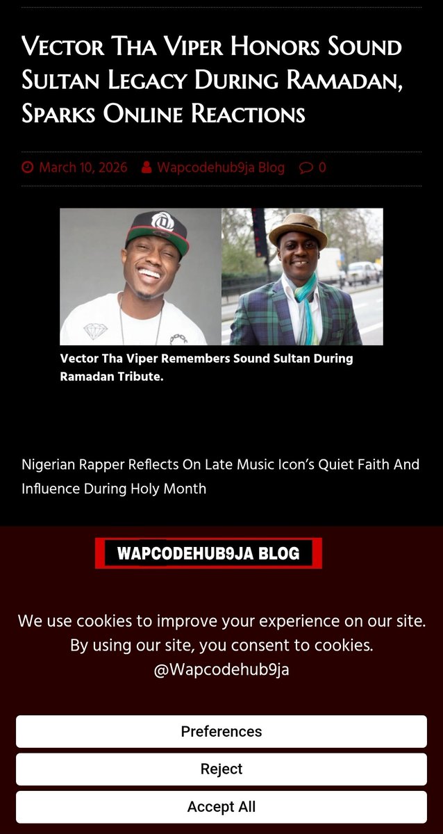 Wapcodehub9ja Blog 🇳🇬 ⚡⚔️ 🇨🇵🇺🇲 (@wapcodehub9ja) on Twitter photo 