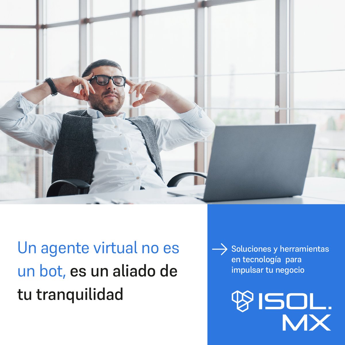contactisol's tweet photo. Imaginamos un mundo donde el soporte técnico o la atención al cliente sea inmediata y fluida. Menos fricción, más soluciones. Conoce nuestras soluciones para operaciones con tecnología IA, visítanos en https://t.co/w4Aj3dgnxA

#AtencionAlCliente #isolmx #ia https://t.co/05vXK4I54e