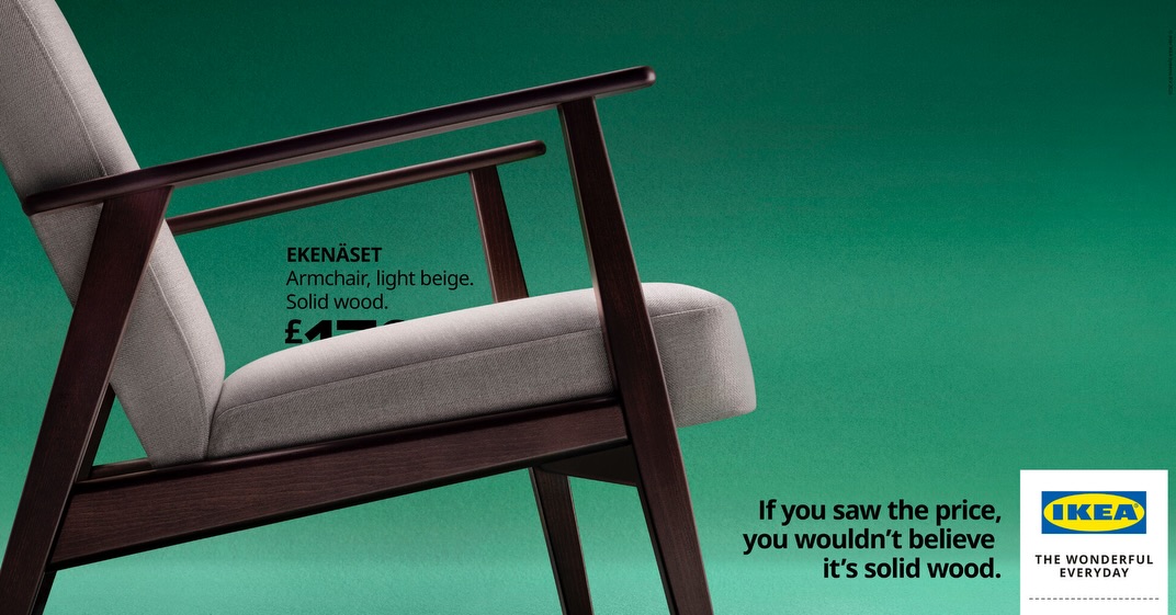 The_AdProfessor's tweet photo. IKEA’s “Hidden Prices” campaign. https://t.co/zA7kKxjPwb