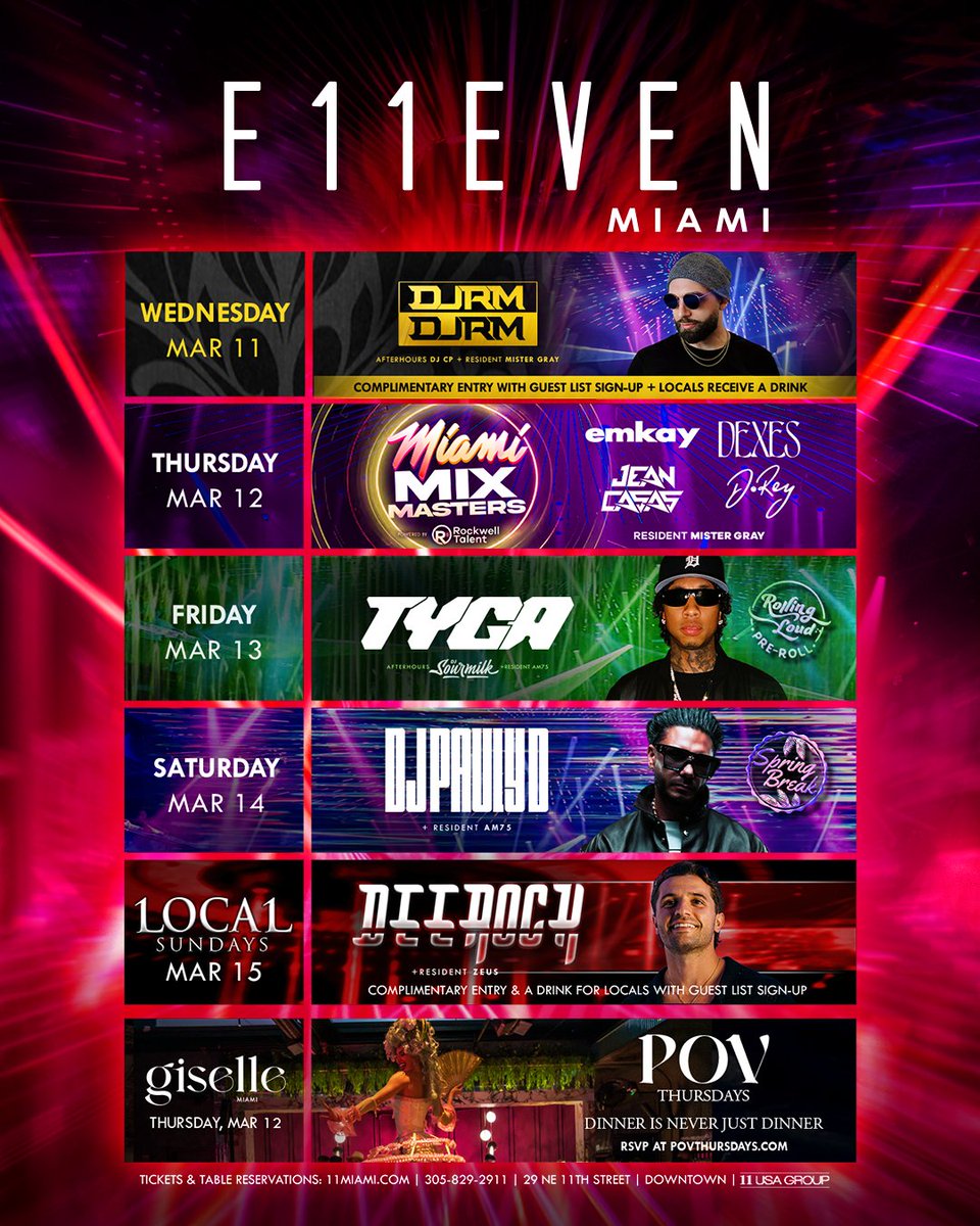 E11EVEN MIAMI tweet media