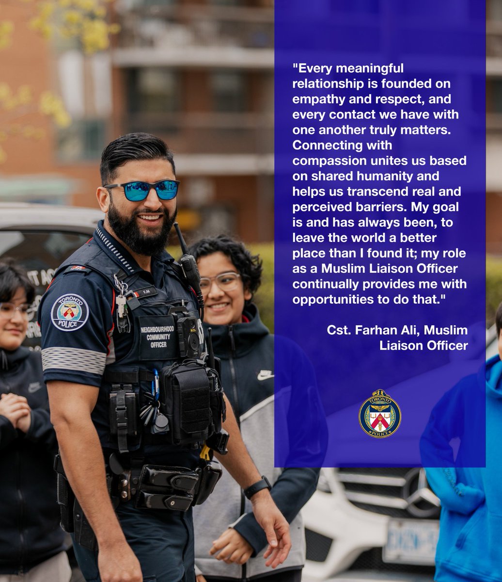 🚨BREAKING 

Cst. Ali, the Toronto Police's "Muslim Liaison Officer"

has been charged with 3 counts of Sexual Assault

His goal was to "leave the world a better place than he found it"