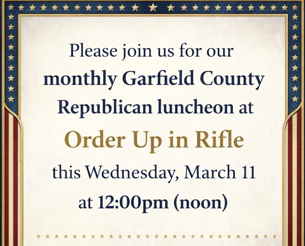 Garfield Co GOP tweet media