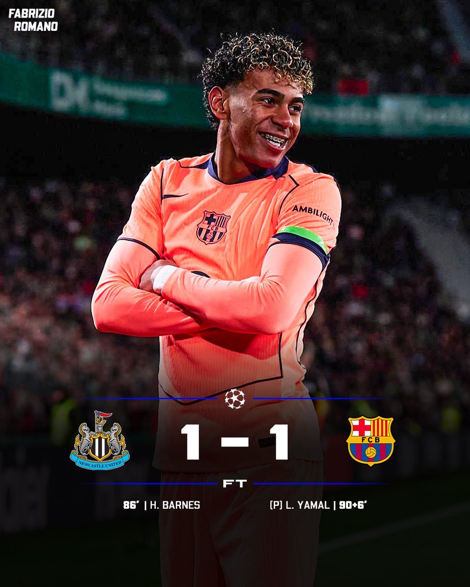 HERL98's tweet photo. تمت سرقة نيوكاسل ف عز النهار فعلاً 🤷🏽
فريق بلا جودة ولا لاعبين مبدعين ولا بدنيين ولا حولا ولا قوة الا بالله 
لامين في كفه وباقي اللاعبين في كفة 
فرق جودة بعيد بيناتهم الله يعينه ع باقي المواسم 
الحسنة الوحيدة انا الحظ اهدانا التعادل في نهاية المبارة 
#برشلونة_نيوكاسل 
#دوري_ابطال https://t.co/FPYOBmTJuv