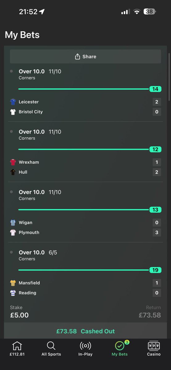 Cameron37348285's tweet photo. @The_InplayGenie you fucking beauty https://t.co/GT4hhy1AfF