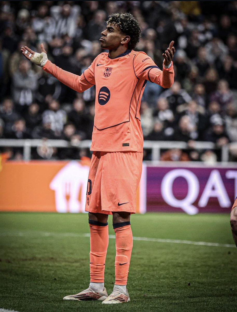 Lamine Yamal a salvar o Barça de Pénalti.

No último lance do encontro, Dani Olmo foi derrubado dentro da área, na grande penalidade foi Lamine a evitar a derrota para os culers. 
Newcastle 1-1 Barcelona