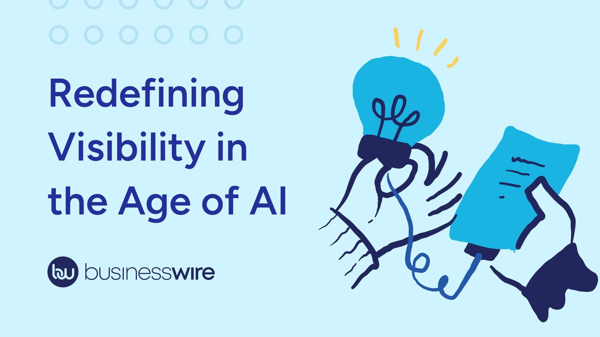 BusinessWire's tweet photo. From reach to relevance. From clicks to citations. Visibility now means credibility - learn more! https://t.co/AMRUdKOYU1
#AIinPR #VisibilityEngine #ReputationManagement #AEO #GEO https://t.co/4FCNLmdoLH