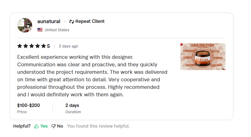 exo_infusio's tweet photo. Another Happy Client! ⭐⭐⭐⭐⭐

I’m really grateful to receive this 5-star review from my client on Fiverr. Moments like this remind me why I love doing what I do.

#AmazonListingDesign #AmazonProductListing #AmazonImages
#AmazonInfographics #AmazonProductDesign #HappyClients https://t.co/wV9hw2gtJp