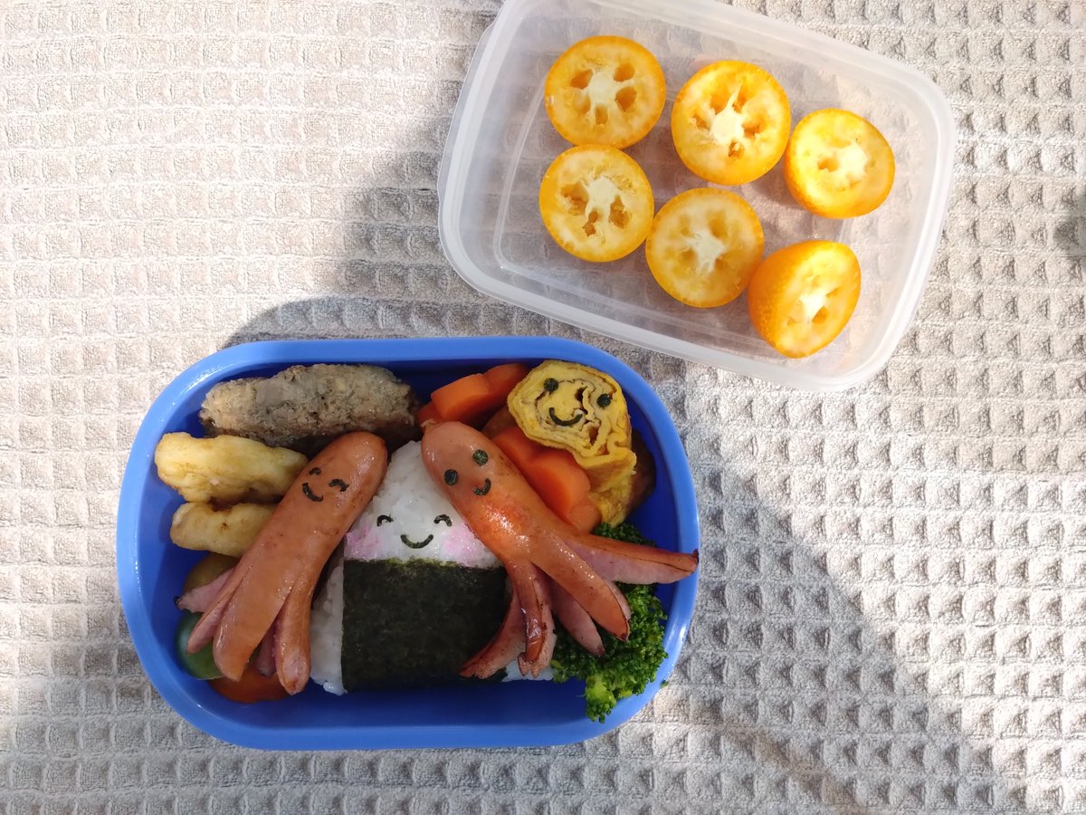 cajoline423's tweet photo. 昨日息子に作ったお弁当、完食してくれました。母嬉しい。ありがとう。
私「何が一番美味しかった？」
息子「エビフライ！」

入れてません https://t.co/FB0YrvXW3v