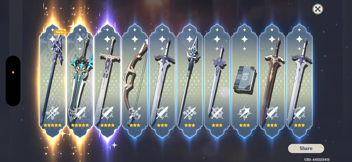 c6lynette's tweet photo. my flins weapon pulls.. who is varkas weapon even good on ? (cause i have TWO NOW) https://t.co/O6cNXBNd65