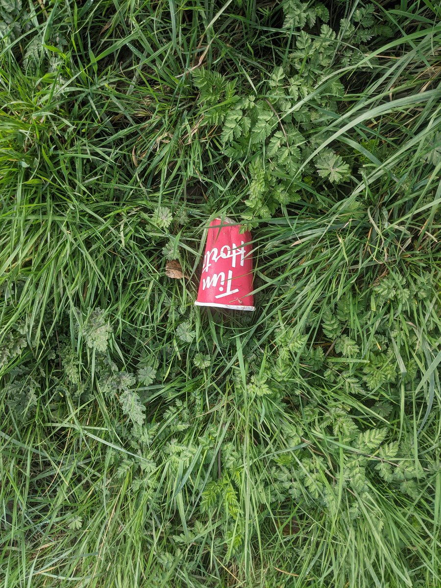 EricTorrington's tweet photo. #CameraAction. Out with the @BBCMorningLive crew showing them the blight that is vehicle-thrown FAST litter in #Gloucestershire. Testing an app built by #GloucesterUniversity. Got me a first @TimHortons & a 1998 £2 coin. #Drive to @cleanupbritain https://t.co/G42vHJ4mtt