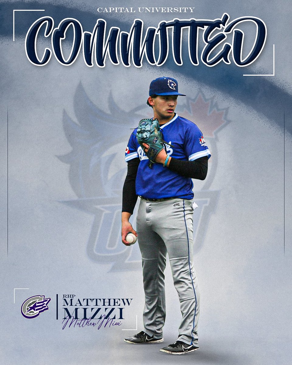 OntarioBlueJays's tweet photo. Congratulations to Ontario Blue Jays RHP Matthew Mizzi on his commitment to Capital University!

#OBJFam https://t.co/UbhiGenBZP