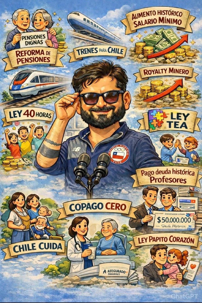 SOMOS LA MAYORÍA DEL 55.76% 🇨🇱🇨🇱🇨🇱 tweet media