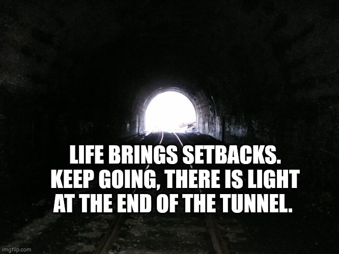 Life brings setbacks. Keep going, there is light at the end of the tunnel. Today I realised I had regained confidence doing something I had not done in a while. I felt good. When have you regained confidence in a possibly lost skill or gained a new one?#autism #hope #JoFarmer
