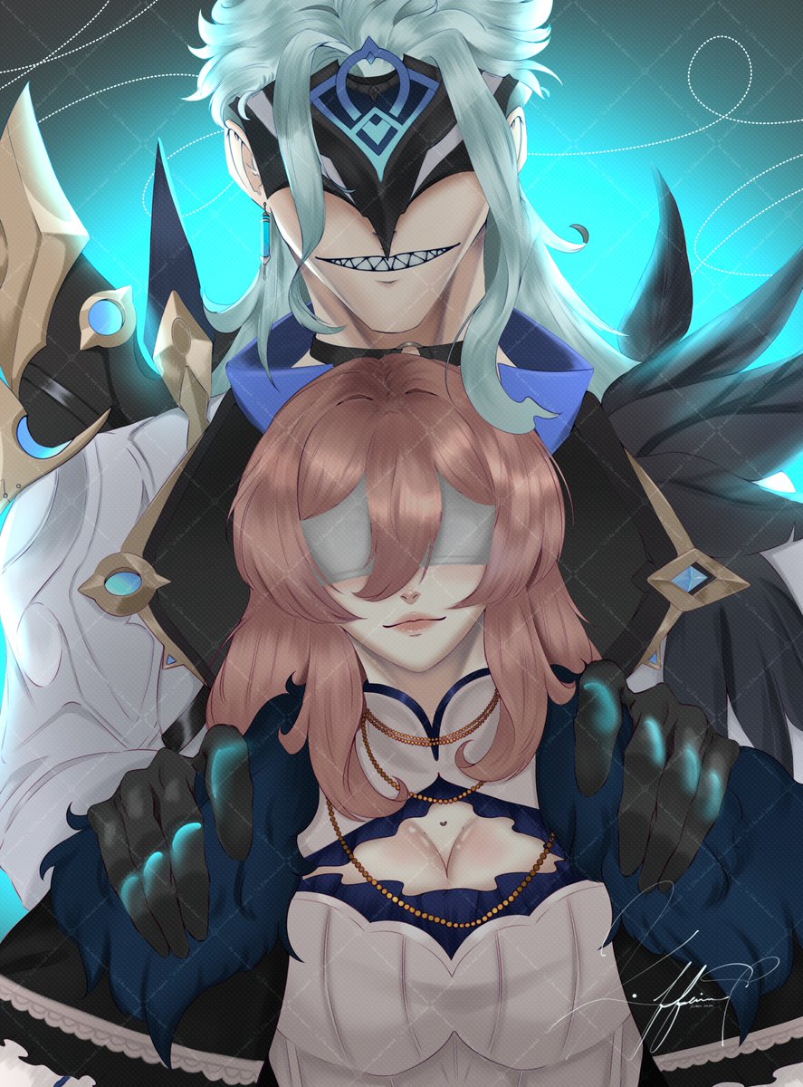 koffeine_vt's tweet photo. It has been so long - much too long - BUT I'VE FINALLY FINISHED ; V; @Angie_Scarless Thank you so, so, so much for being so patient and I'm so sorry it took so long, but here it is~!! 

🎨: Me! https://t.co/DFCe1ArnzV