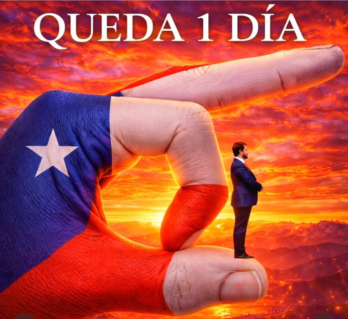 patriota_1972's tweet photo. Queda sólo 1 día💪🇨🇱
Responde 
A. Inmensamente feliz 
B. Triste https://t.co/dRYilqVqDV