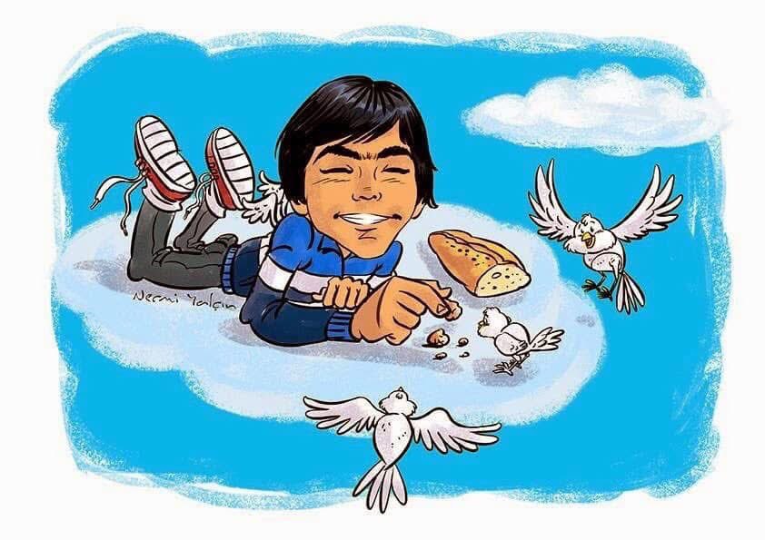 Ürkek bir serçe gibi eğme başını. 
Kaldır başını ve dimdik dur. 
Bu senin değil, ülkemin ayıbı. 
Hırpalanmış yerlerinden öperim çocuk. 
Nazım Hikmet 

Çocuklar Öldürülürken Değil, 
Uyurken "Susulduğu"
Bir Ülke özlemiyle...

Seni Unutmadık,unutmayacağız
#BerkinElvan