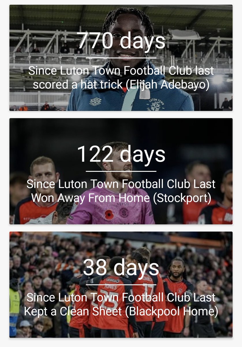 No Context Luton Town FC tweet media